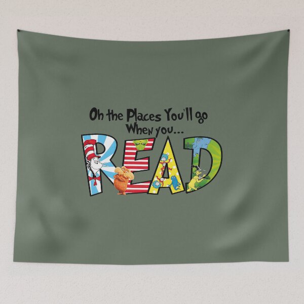 Item preview, Oh The Places You’ll Go When You Read Classic T-Shirt – Read Across America Book Week Design designed and sold by Rhastasnixon.