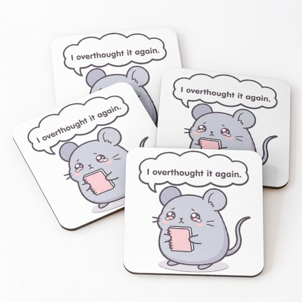 Item preview, I Overthought It Again Mouse designed and sold by Visual Dept..