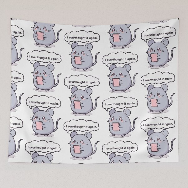 Item preview, I Overthought It Again Mouse designed and sold by Visual Dept..