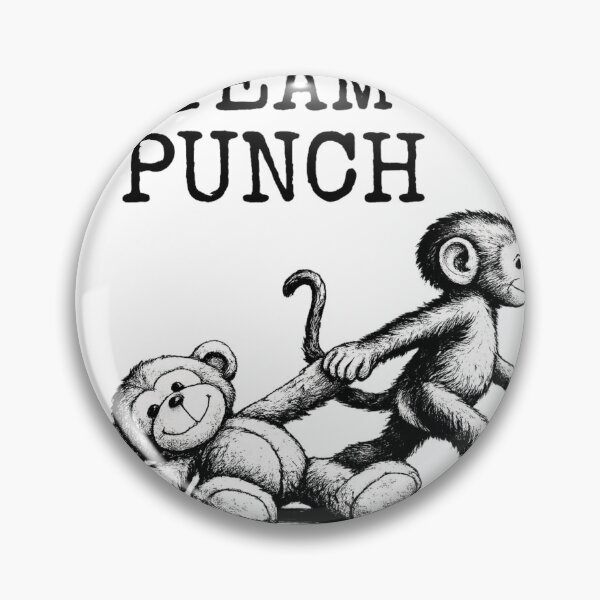 Item preview, Team Punch Funny Monkey Teddy Bear Playful Duo designed and sold by artcultreone.