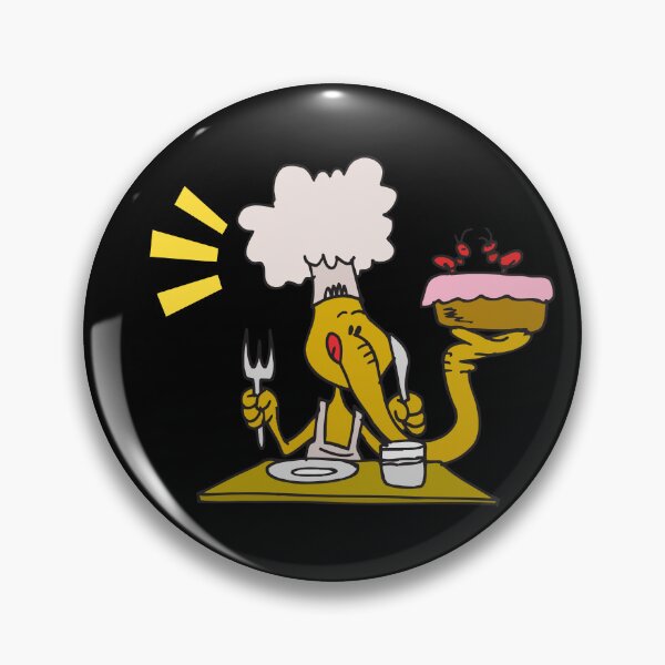 Item preview, Funny Long Nosed Chef Eating Ant Cake Surreal Doodle designed and sold by ChathuStrokes.