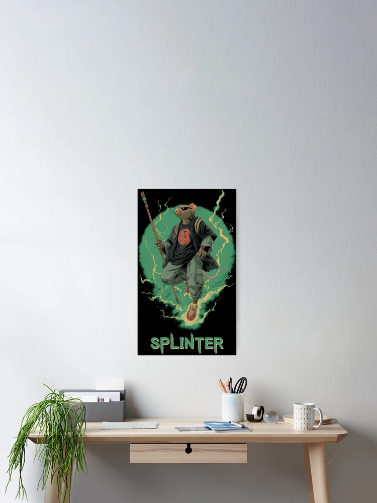 Thumbnail 2 of 3, Poster, Master Splinter designed and sold by RatherCreative.
