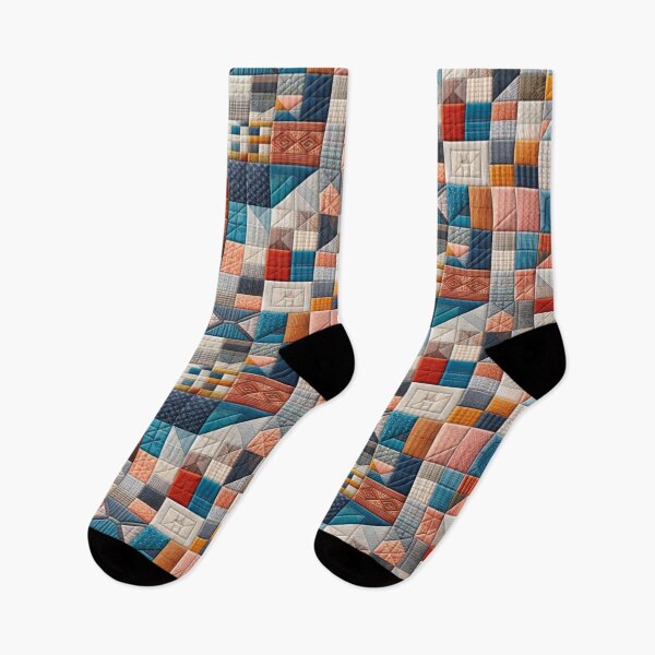 Item preview, Patchwork Mosaic – Colorful Quilt Design designed and sold by Dogandesighn.