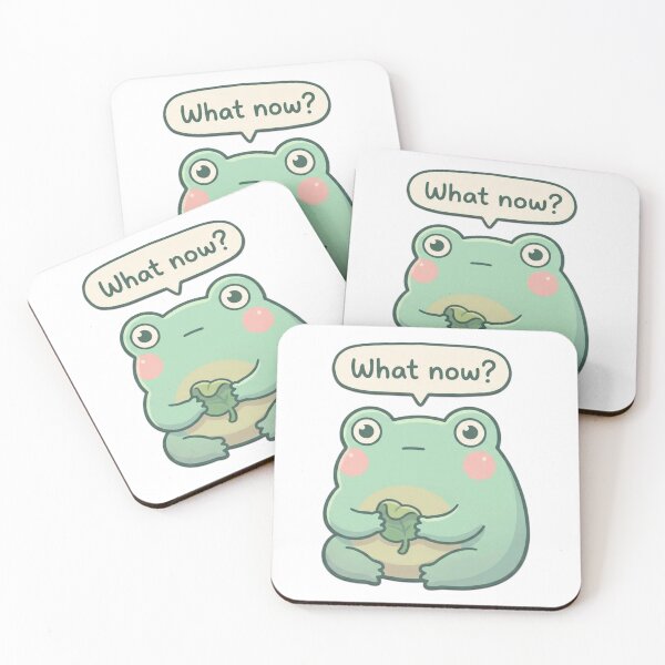 Item preview, What Now Kawaii Frog designed and sold by Visual Dept..