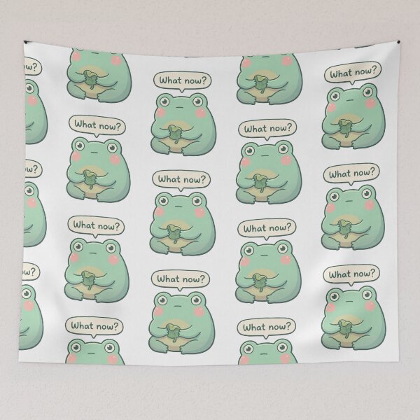 Item preview, What Now Kawaii Frog designed and sold by Visual Dept..