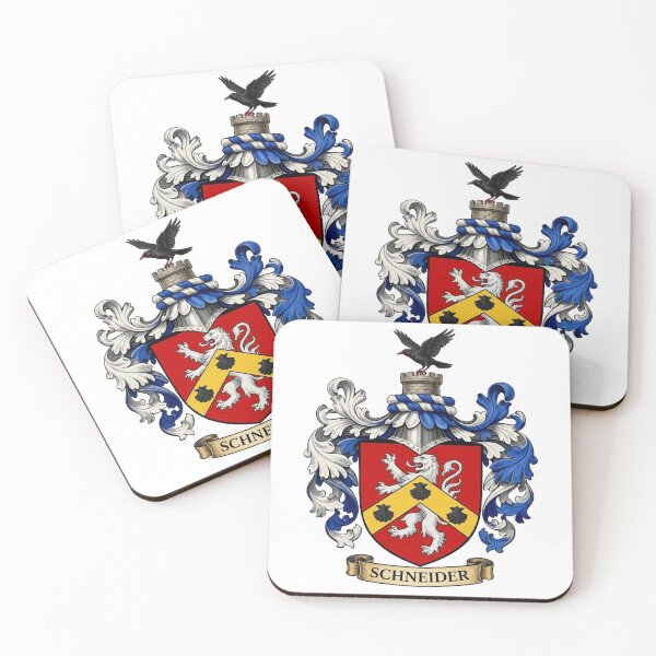 Item preview, The Schneider Family Coat of Arms designed and sold by BagTown Clans.