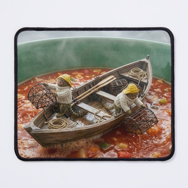 Item preview, Pygmy Marmosets Crab Fishing in Minestrone Soup designed and sold by Tridentulus.