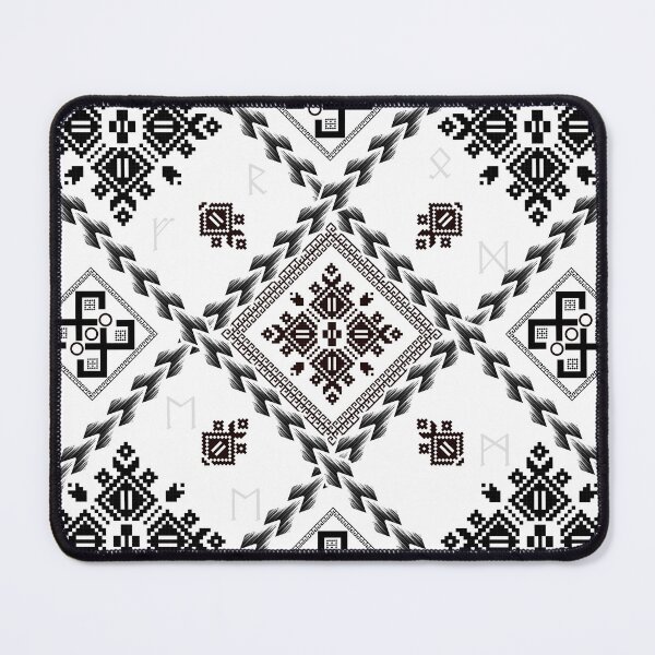 Item preview, Mystic Tribal Geometry - Monochrome Pattern" designed and sold by SatoMarket.