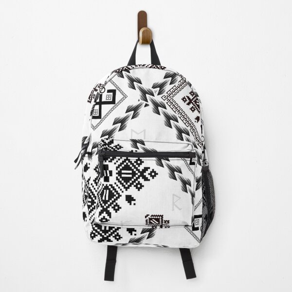 Item preview, Mystic Tribal Geometry - Monochrome Pattern" designed and sold by SatoMarket.