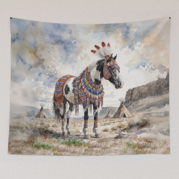 Item preview, Native American Inspired Paint Horse Shirt Phone Case designed and sold by candiscamera.