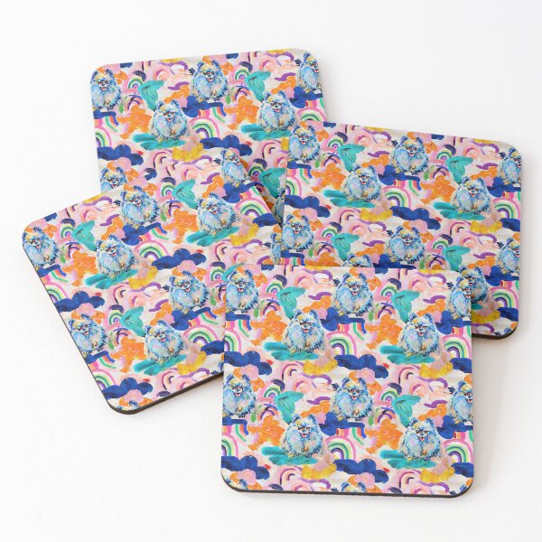Item preview, Abstract Messy Toile De Jouy - Pomeranian designed and sold by AstrologyOven.