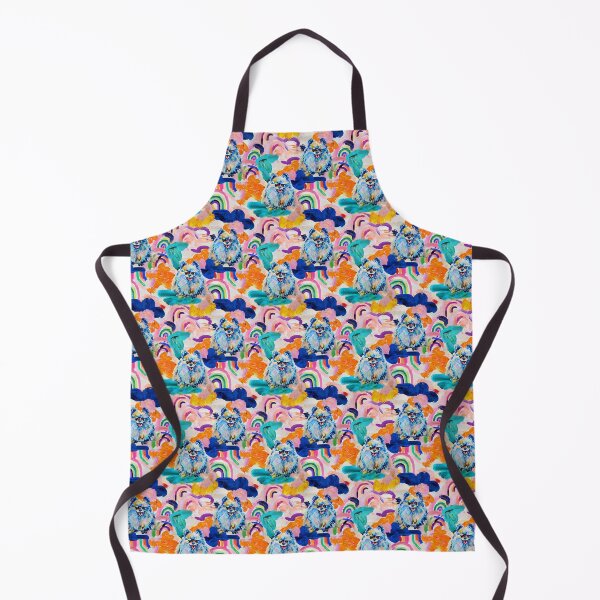 Item preview, Abstract Messy Toile De Jouy - Pomeranian designed and sold by AstrologyOven.