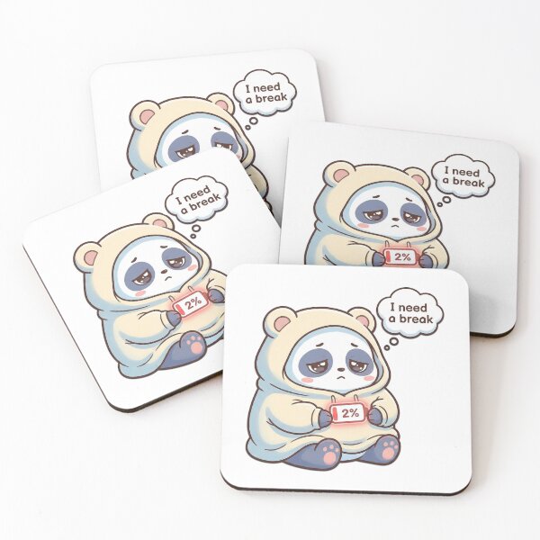 Item preview, I Need A Break Panda designed and sold by Visual Dept..