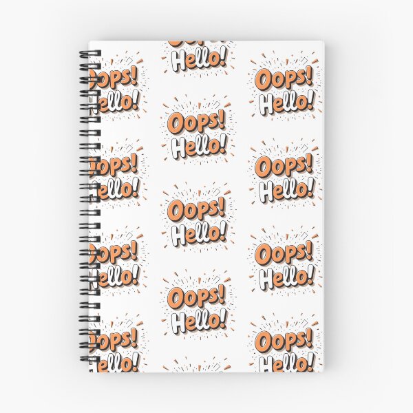 Item preview, Oops! Hello! design designed and sold by TheSalesGalore.