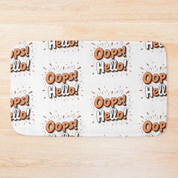 Item preview, Oops! Hello! design designed and sold by TheSalesGalore.