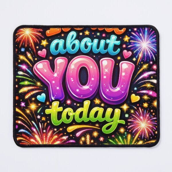 Item preview, Neon Rainbow Typography On Black designed and sold by Maria Dryfhout.