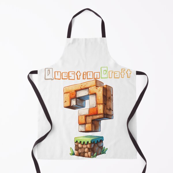 Item preview, QuestionCraft Minecraft Question Mark Block - Cute Blocky Lego Style Art Print designed and sold by DesignArtist.ia.
