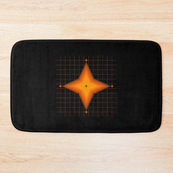 Item preview, Orange Geometry – Layered 4-angles Star in 10 Shades designed and sold by Mouad-Doadi.