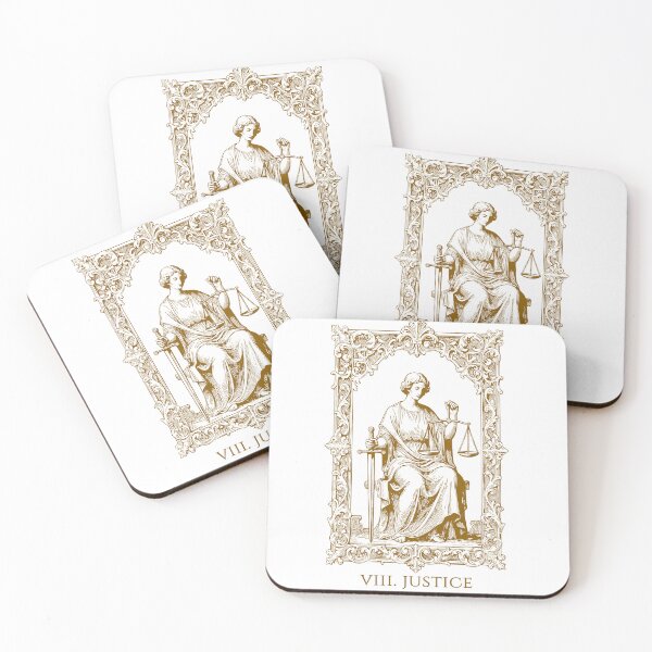 Item preview, Justice - Tarot Card designed and sold by AestheticsTime.