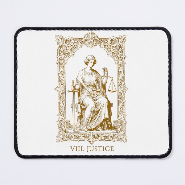 Item preview, Justice - Tarot Card designed and sold by AestheticsTime.