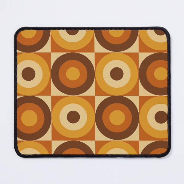 Item preview, Retro Geometric Gradient Square and Circle Pattern designed and sold by tonymagnerart.