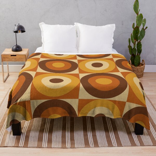 Item preview, Retro Geometric Gradient Square and Circle Pattern designed and sold by tonymagnerart.