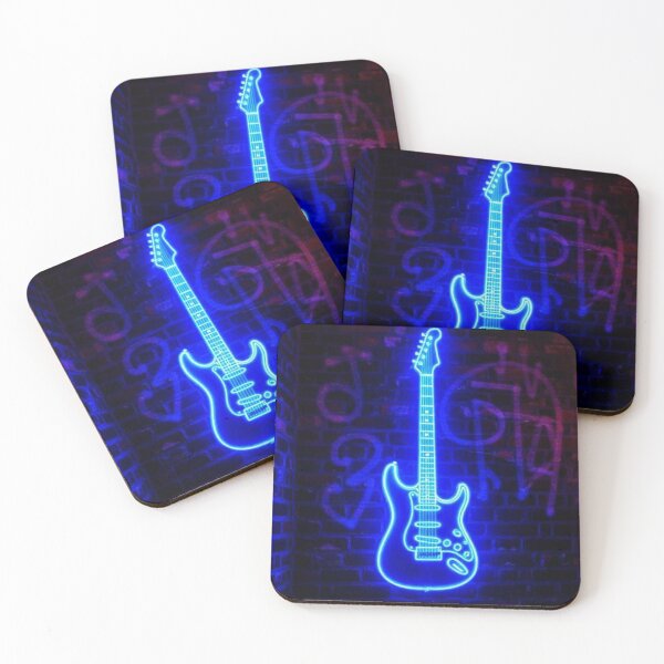 Item preview, Blue Neon Guitar designed and sold by Celebrate This!.