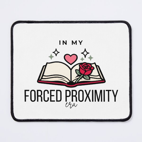 Item preview, I'm In My Forced Proximity Era — Romance Trope Reader Sticker designed and sold by Heather's Creative Apparel.