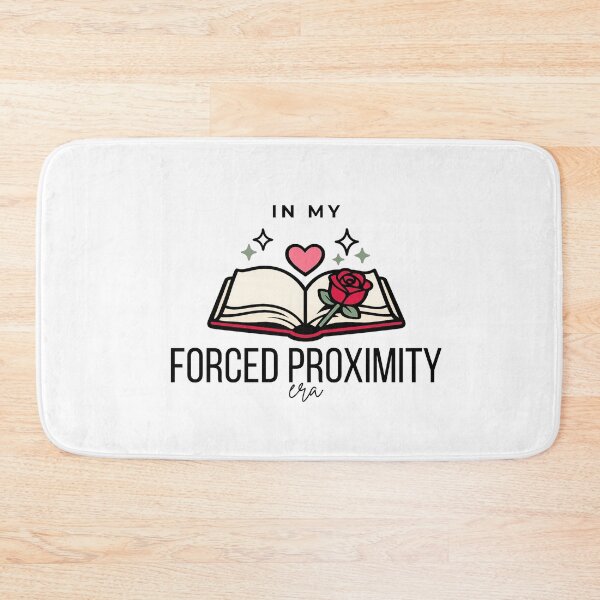 Item preview, I'm In My Forced Proximity Era — Romance Trope Reader Sticker designed and sold by Heather's Creative Apparel.