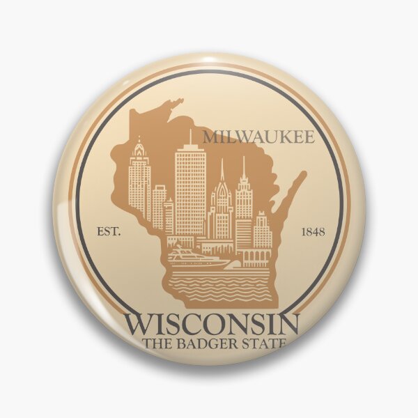 Item preview, Vintage map art of Wisconsin designed and sold by Alexaltay.