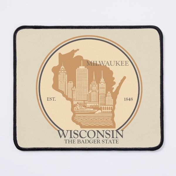Item preview, Vintage map art of Wisconsin designed and sold by Alexaltay.