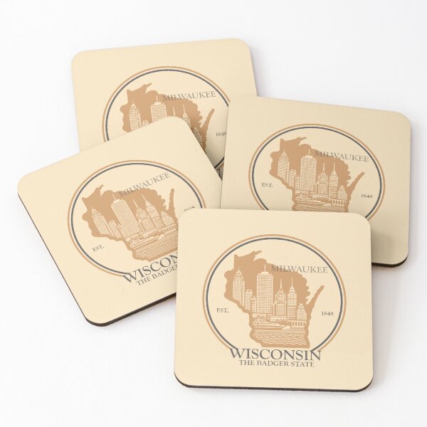 Item preview, Vintage map art of Wisconsin designed and sold by Alexaltay.