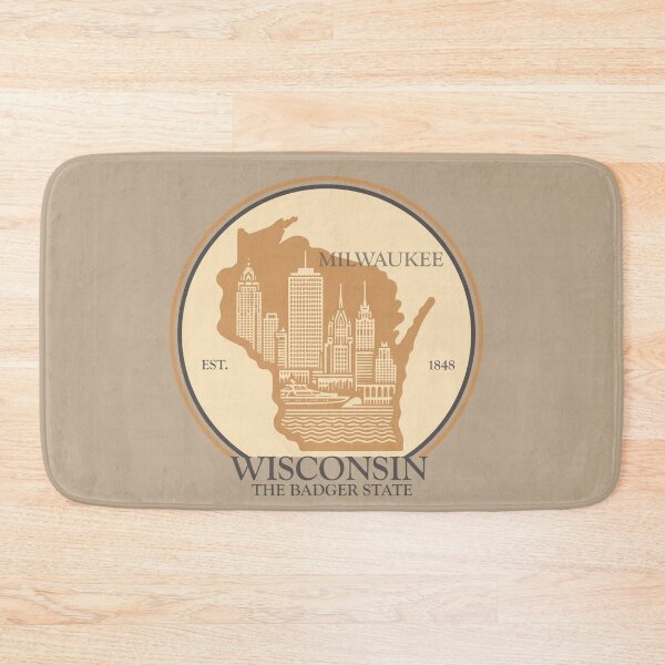 Item preview, Vintage map art of Wisconsin designed and sold by Alexaltay.