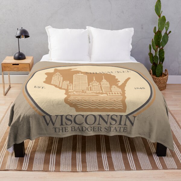 Item preview, Vintage map art of Wisconsin designed and sold by Alexaltay.