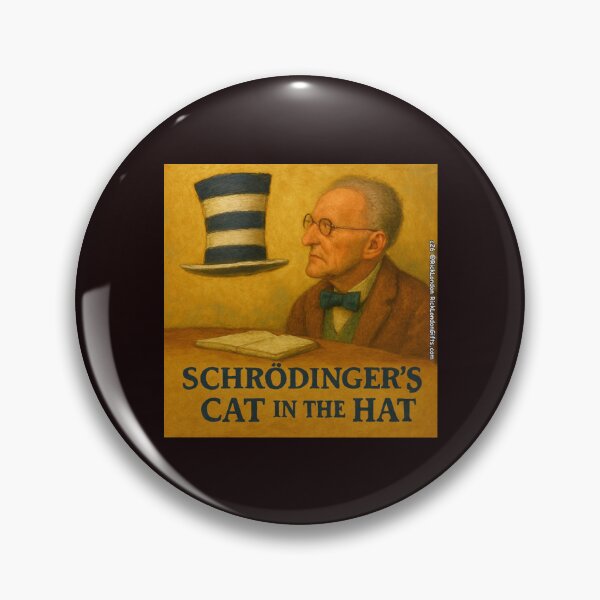 Item preview, Schrödinger’s Cat in the Hat – Funny Quantum Physics Parody designed and sold by Rick London Gifts.