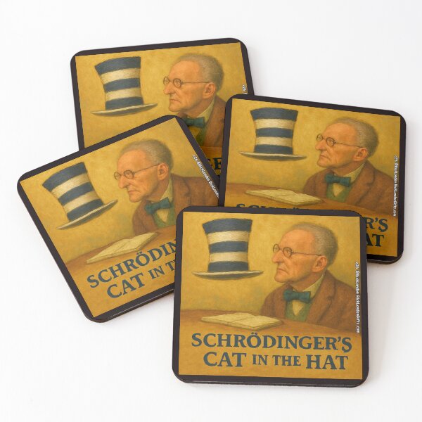 Item preview, Schrödinger’s Cat in the Hat – Funny Quantum Physics Parody designed and sold by Rick London Gifts.