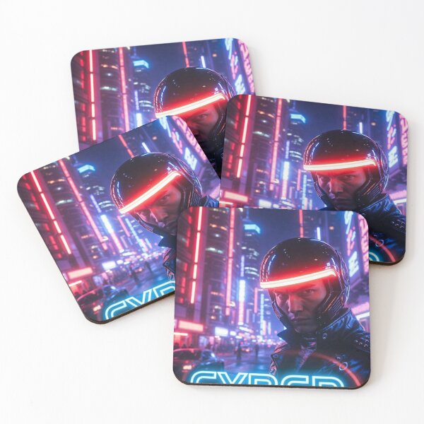 Item preview, Cyber Neon Rider – Futuristic Helmet in Glowing Night City designed and sold by RadaQueen.