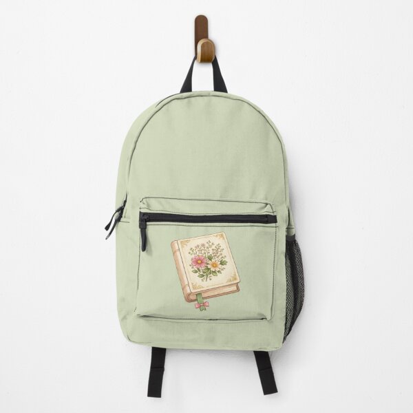 Item preview, Floral Book Sticker – Cottagecore Reading Aesthetic designed and sold by SnugbugStudios.