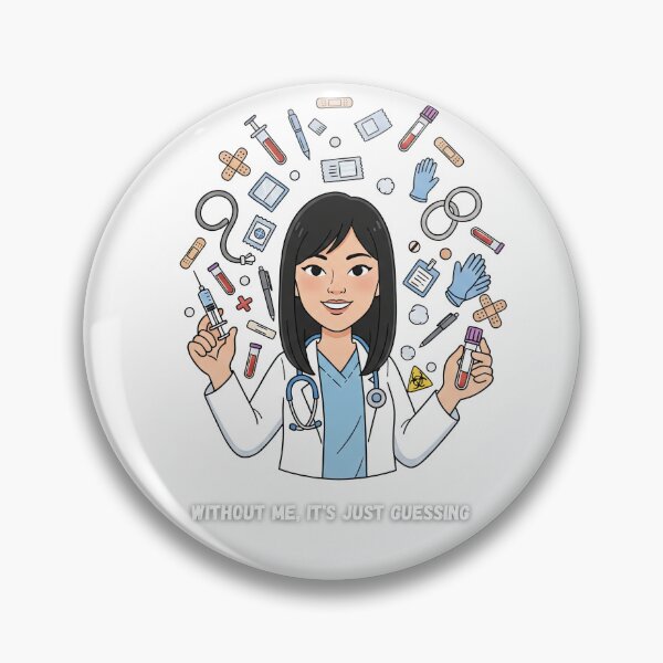 Item preview, Without me it's just guessing (Laboratory Professional) designed and sold by Nurse Eve.