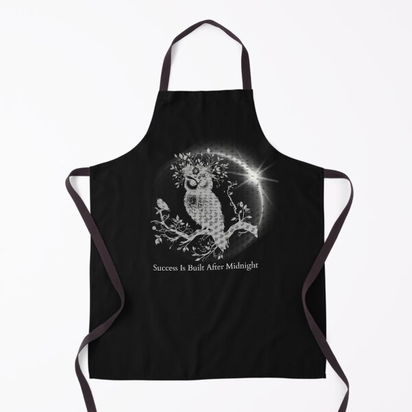 Item preview, Success Is Built After Midnight – Motivational Owl Night Wisdom Design designed and sold by Aquarius-club.