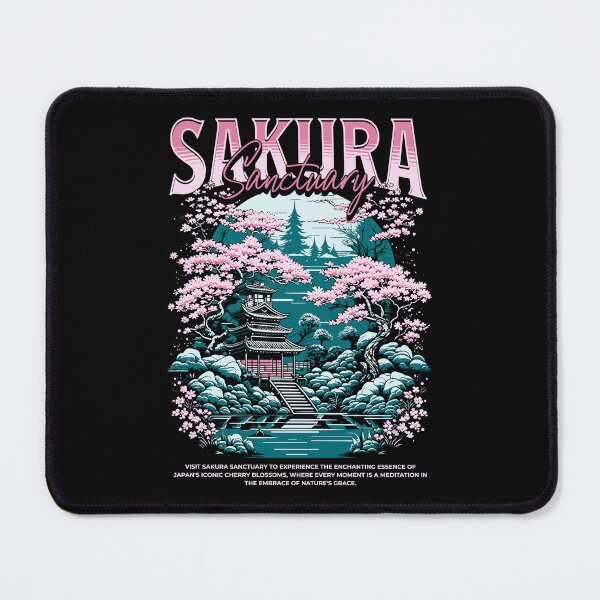 Item preview, Japanese Aesthetic Sakura Garden - Zen Nature Landscape designed and sold by Krasnovaovaova.