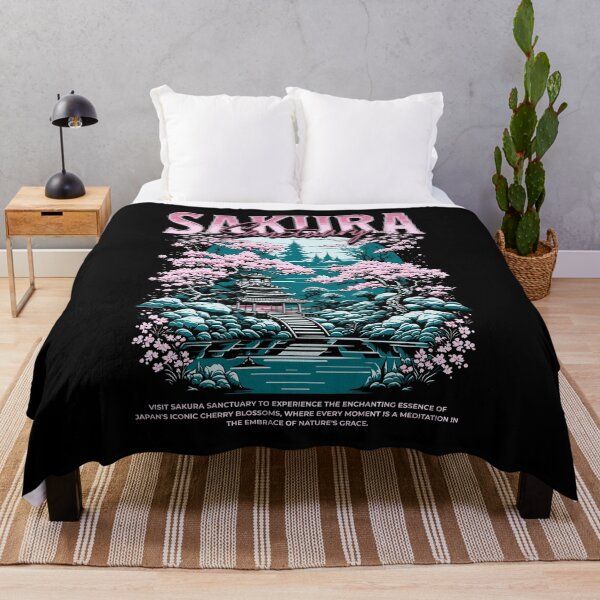 Item preview, Japanese Aesthetic Sakura Garden - Zen Nature Landscape designed and sold by Krasnovaovaova.