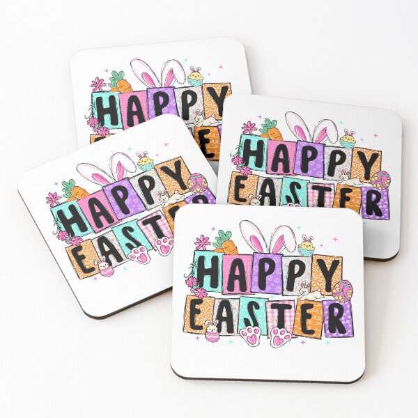 Item preview, HAPPY EASTER – Bright Patterned Letter Design designed and sold by Saxon Designs.
