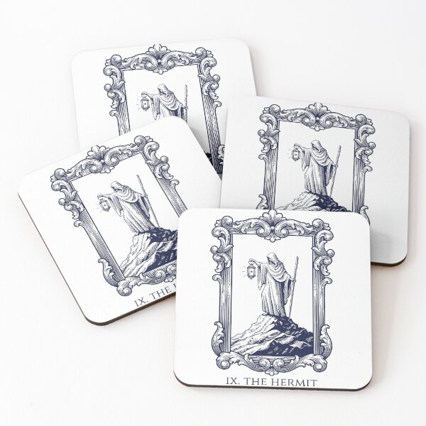 Item preview, The Hermit - Tarot Card designed and sold by AestheticsTime.