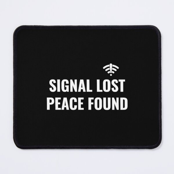 Item preview, Signal Lost Peace Found - Offline Introvert Digital Detox Tee designed and sold by by Gabriel Arts.