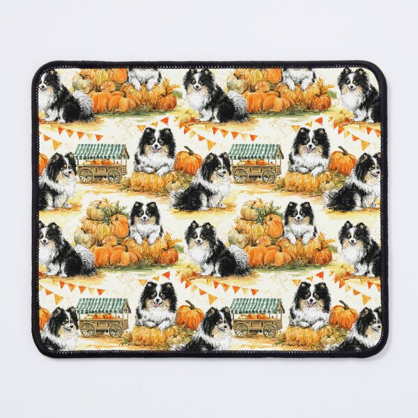 Item preview, Autumn Toile de Jouy - Pomeranian designed and sold by AstrologyOven.