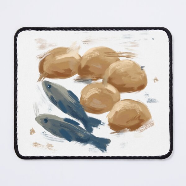 Item preview, Five breads and two fishes designed and sold by Raquel Fabi.