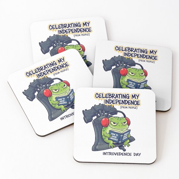 Item preview, Introverted Independence Day Funny Frog designed and sold by  Existential .