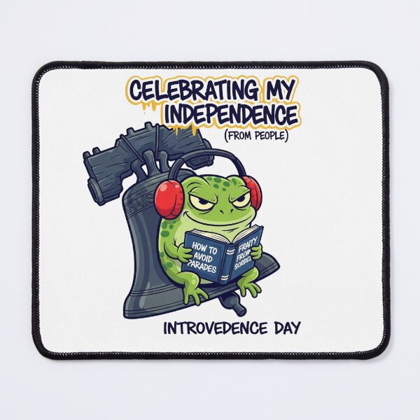 Item preview, Introverted Independence Day Funny Frog designed and sold by  Existential .