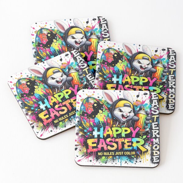 Item preview, Graffiti Bunny Street Art Easter Mode designed and sold by newvisionart191.